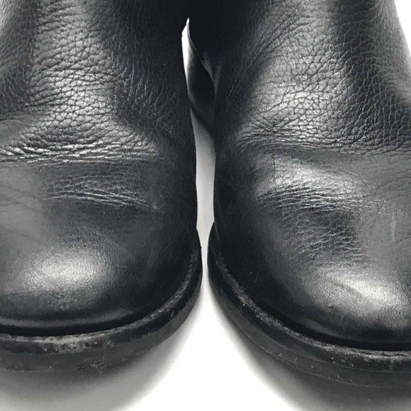 Tory Burch Black Leather Knee-High Boots w/box Size 7 - Picture 2 of 4